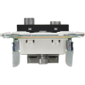 Розетка двойная TV+SAT IEK SKANDY SK-A13Bl черный SK-AF20-O-K02